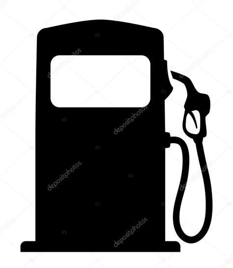 Vector Silhouette Of Gas Pump — Stock Vector © Aleksandrsb 17121739