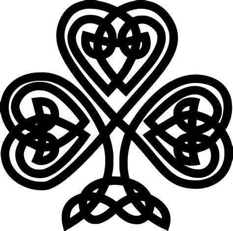 Svg Shamrock Clover Celtic Trefoil Free Svg Image And Icon Svg Silh