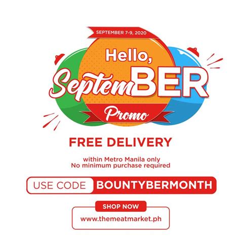 Bounty Fresh Free Delivery September Promo Manila On Sale
