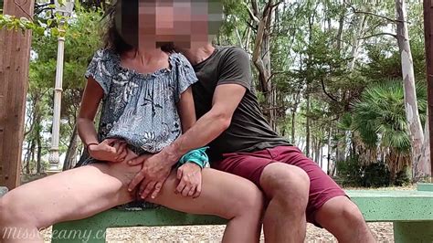 Pussy Flash A Stranger Caught Me Masturbating In The Park And Help Me