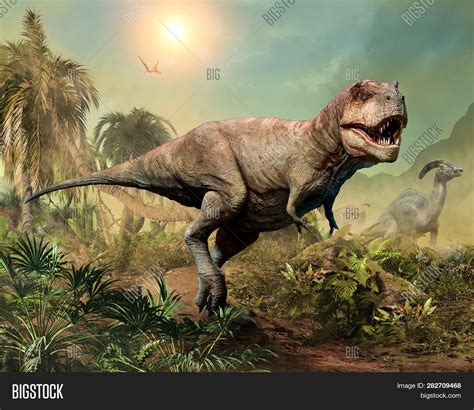 Tyrannosaurus Rex Image And Photo Free Trial Bigstock