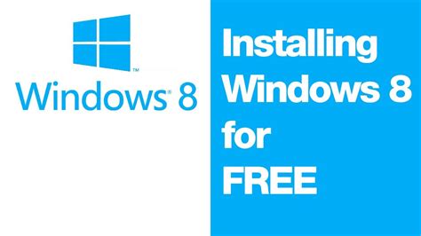 Install Windows 8 Free Legal Youtube