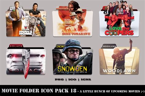 Movie Folder Icon Pack 18 2015 By Bl4cksl4yer On Deviantart