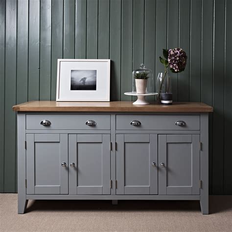 The Bilbury Grey Painted Sideboard Offers Plenty Of Space For All Your