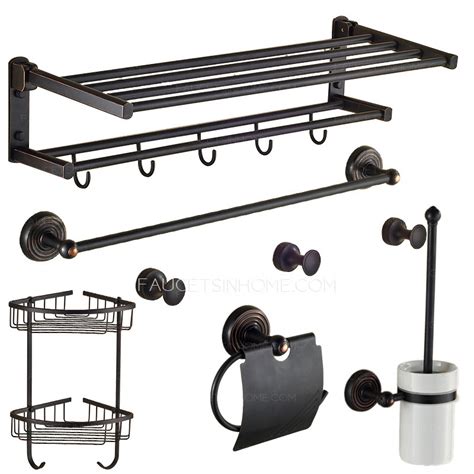 Get bathroom accessories from target to save money and time. Foldable Black Oil Rubbed Bronze 6-Piece Bathroom ...