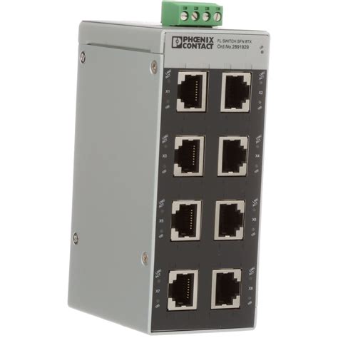 Phoenix Contact 2891929 Industrial Ethernet Switch 8 Port