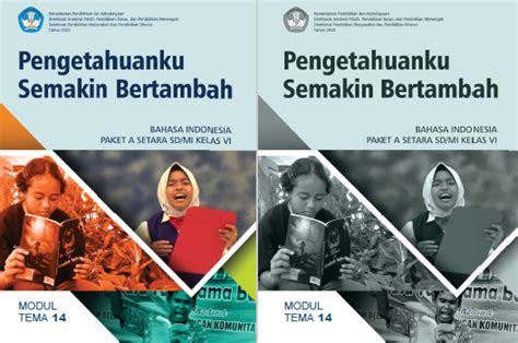 Buku Kurikulum 2013 Bahasa Indonesia Paket A Setara Sdmi Kelas Vi Modul Tema 14 Pengetahuanku