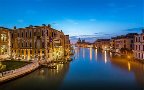 846 italy hd wallpapers and background images. Evening Time At Grand Canal,venice, Italy Wallpaper Hd ...