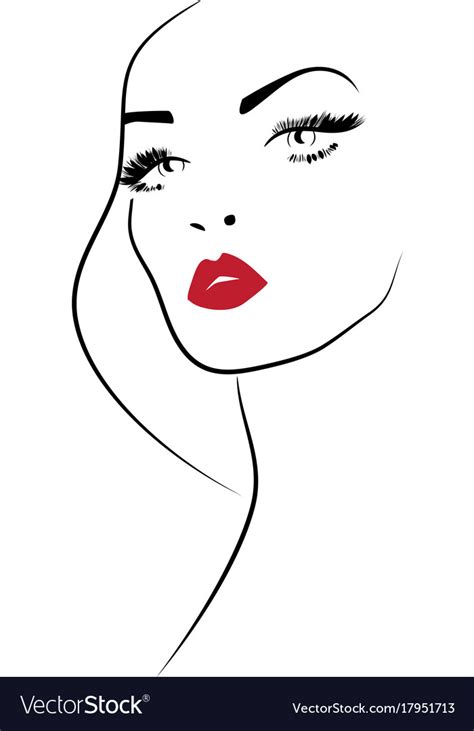 Beauty Makeup Icon Royalty Free Vector Image Vectorstock