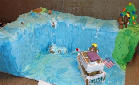 Landform Diorama Niagara Falls Diorama Kids Fall Crafts For Kids