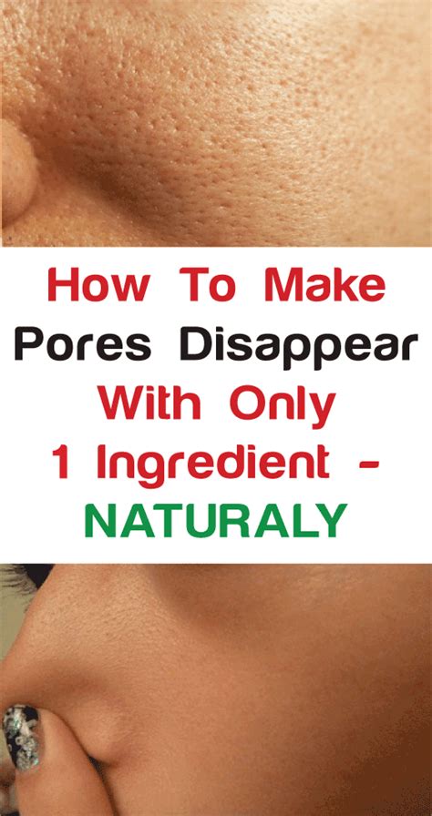 How To Make Pores Disappear With Only 1 Ingredient Naturally Orange