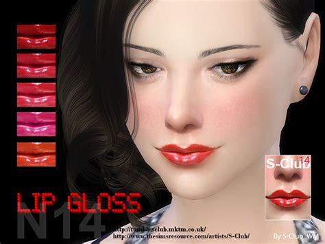 The Sims Resource S Club Wm Ts4 Lipstick 14