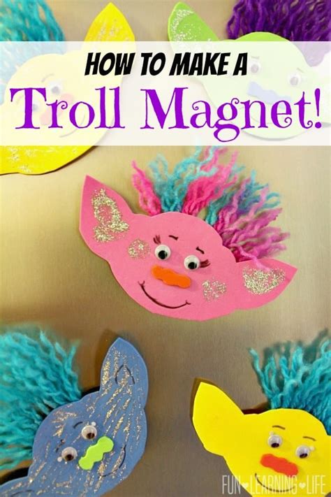 5 Terrific Trolls Crafts Diy Thought