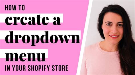 How To Create A Dropdown Menu In Shopify Create An Organized Menu For