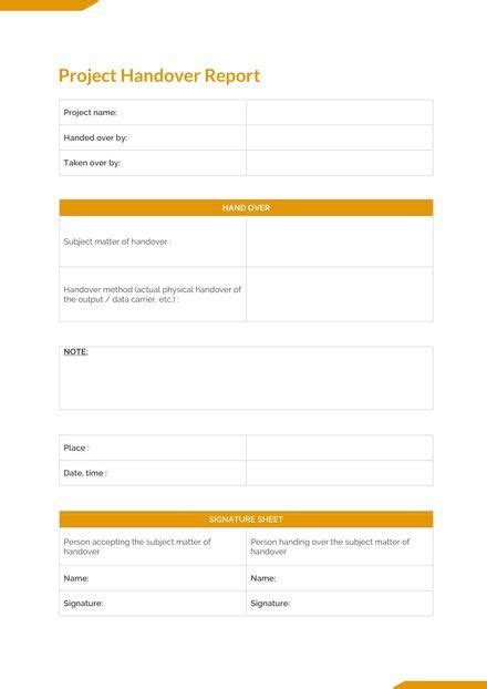 Handover Checklist Template Excel Templatevercelapp