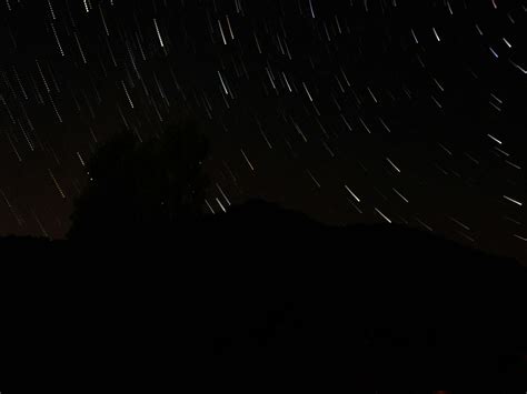 Long Exposure Shot Of Night Sky · Free Stock Photo