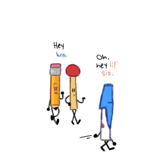 Genie is angry at pencil. bfb pen on Tumblr