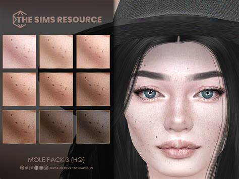 The Sims Resource Moles 01 For Both Gender