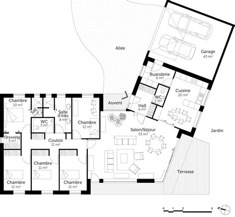 Plan De Maison De Plain Pied En V PagesJaunes