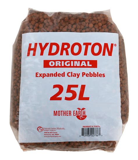 Mother Earth Hydroton Original Clay Pebbles 25 Liter Clay Pebbles