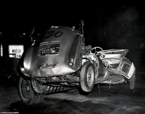 New Photographs Reveal Wreckage Of James Deans Fatal Car Crash Celebrity