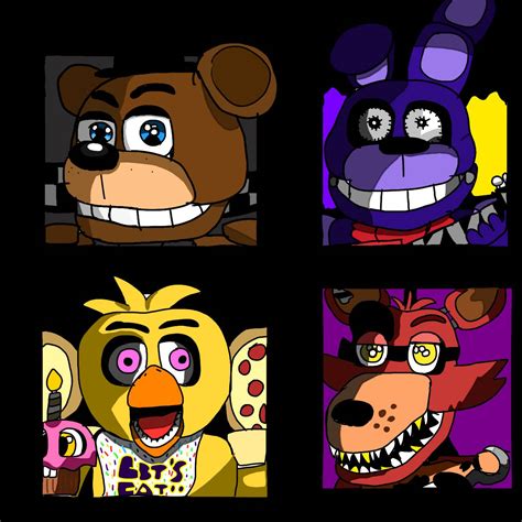 Fnaf 1 Cast By Ashy Guy On Deviantart