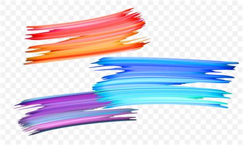 Premium Vector Acrylic Paint Brush Color Abstract Strokes