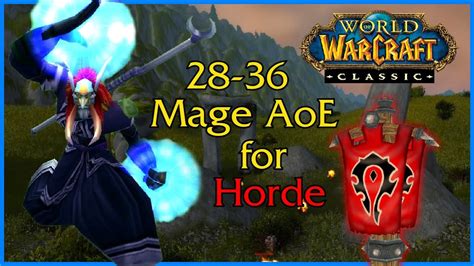 Wow Classic Frost Mage Aoe Leveling For Horde Part 2 Youtube