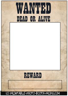 Oh, i'm a cowboy on a steel horse i ride i'm wanted (wanted), dead or alive. 22 Free Printable Western Party Photo Booth Props
