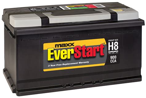 EverStart Maxx Lead Acid Automotive Battery Group Size H8 12 Volt 900