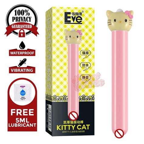 Secret Corner Eve Hello Kitty 7 Speed Finger Dildo Vibrator G Spot Sex