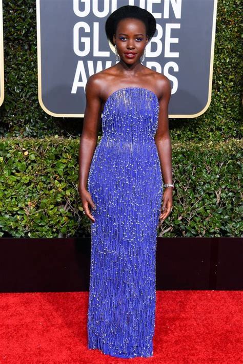 Lupita Nyongo Attends The Golden Globes 2019 Golden Globes 2019 In