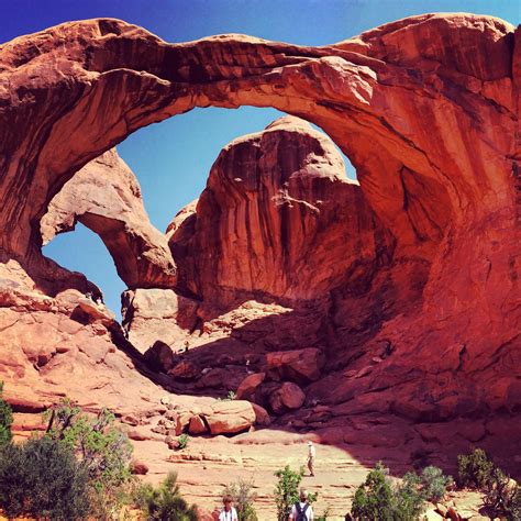 Arches National Park Double Arch Moab Utah Arches National Park