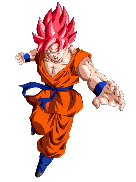 Ssgss Goku Red Hair By Squad8star On Deviantart