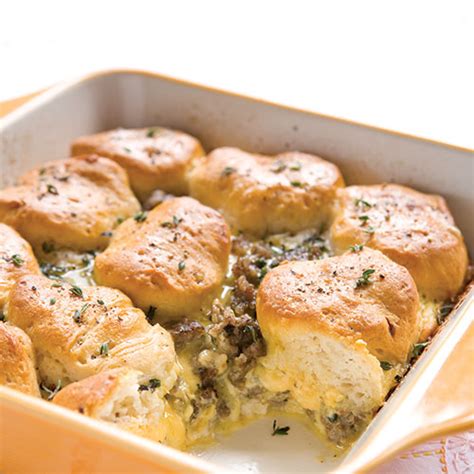 Sausage Egg And Cheese Biscuit Casserole Sandra Lee