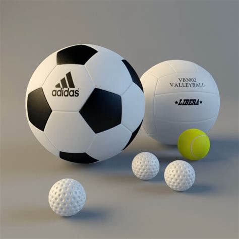 Sport Balls 3d Model Price Render Rendering 3dmodels Vray Design