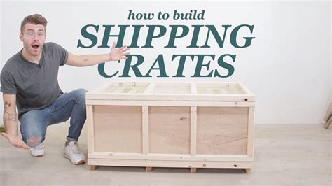 How To Build A Shipping Crate For Furniture Projects Youtube