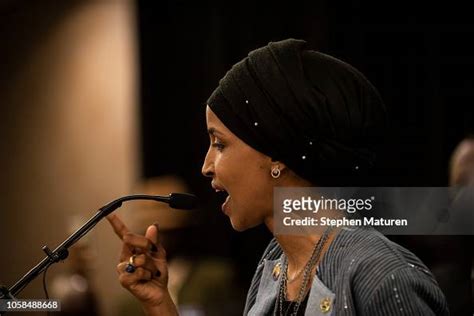 Minnesota Democratic Congressional Candidate Ilhan Omar Speaks At An