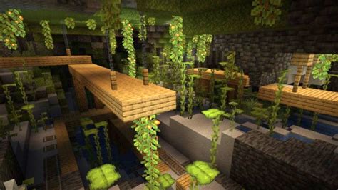 Minecraft Devs Reveal Lush Caves Biome And Enhanced Shader Support