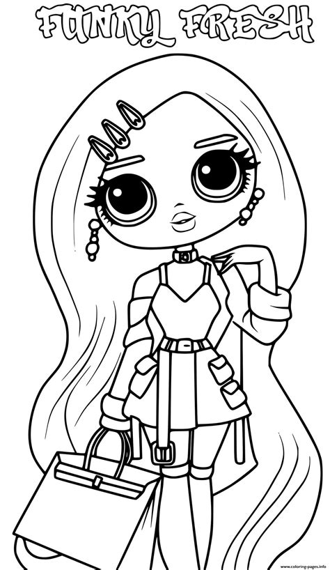 Lol Omg Dolls Printable Coloring Pages