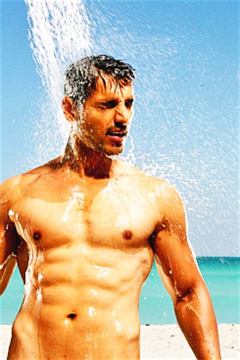 Shirtless Bollywood Men John Abraham In The Shower Dostana Pics