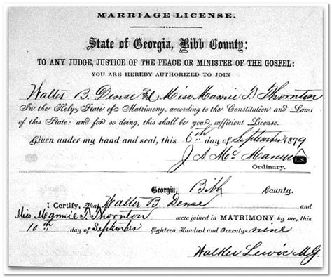 How To Find Georgia Marriage Records