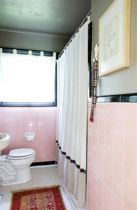 Who says you need to replace your old tiles? 34 4x4 pink bathroom tile ideas and pictures 2020