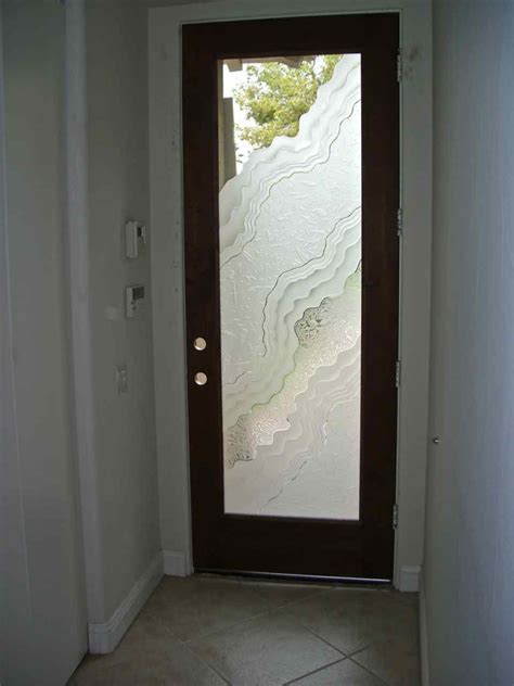 Frosted Glass Front Doors