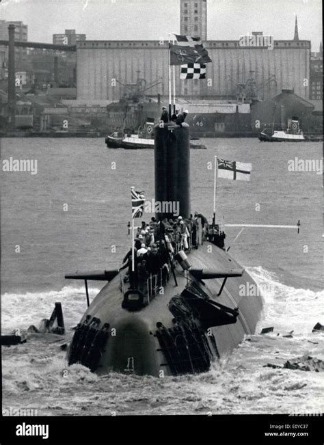 Aug 08 1969 New British Atom Submarine Launched Britains New