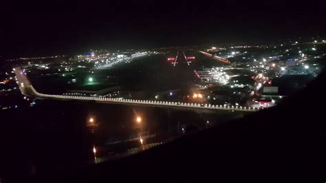 Night Landing Runway13 Rpll Youtube