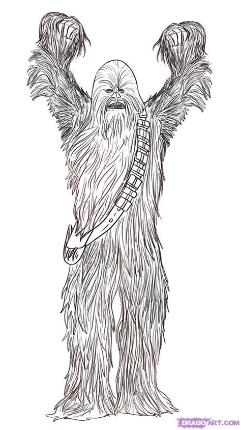 How To Draw A Wookie Star Wars Coloring Sheet Star Wars Travel Star
