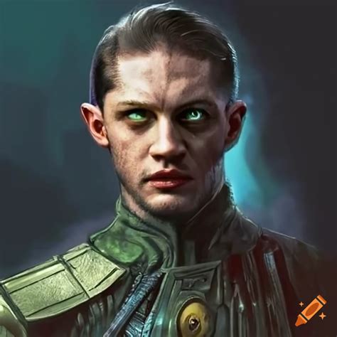 Young Tom Hardy As Romulan Praetor Shinzon From Star Trek Nemesis On