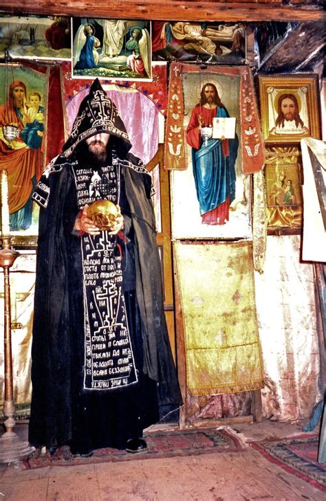Schema Monk From Mount Athos From Most Isolated Skete Karoulia Schema