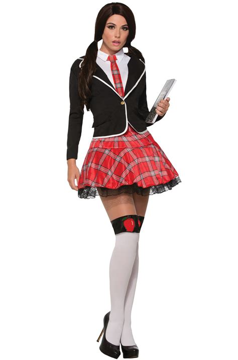 Brand New Prep School Girl Uniform Adult Costume Xss